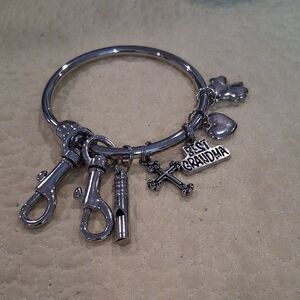 Silvertone Charm Bracelet ** FIRM PRICE **